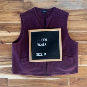 Eileen Fisher EcoSpun Fleece Vest